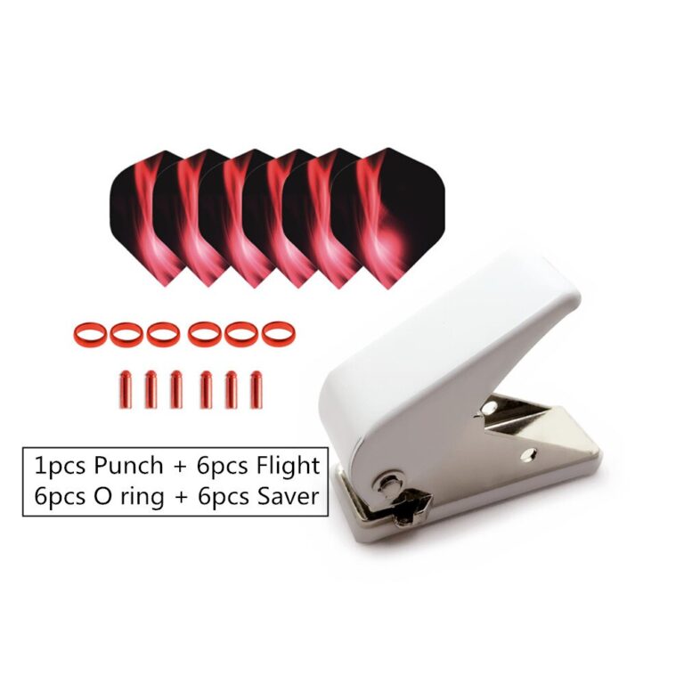 Dart Flight punch with 50pcs O ring CAVALIER DARTS